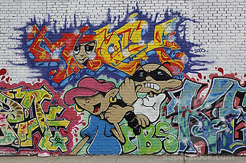 Grafitti Mural près de South Campton.
