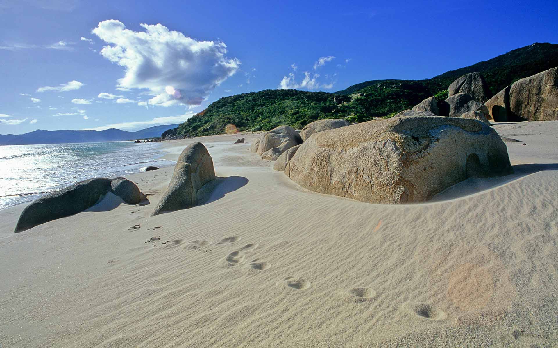 Plage du lagon Korik dans l'archipel de Ckrystahal