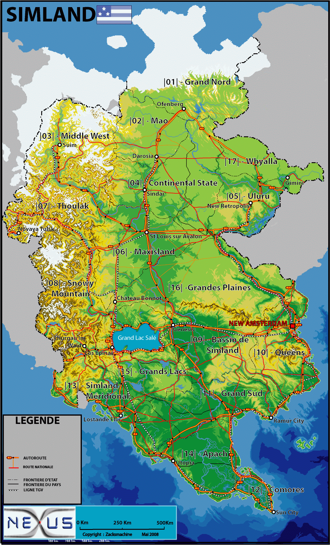 Carte du 14 octobre 2007