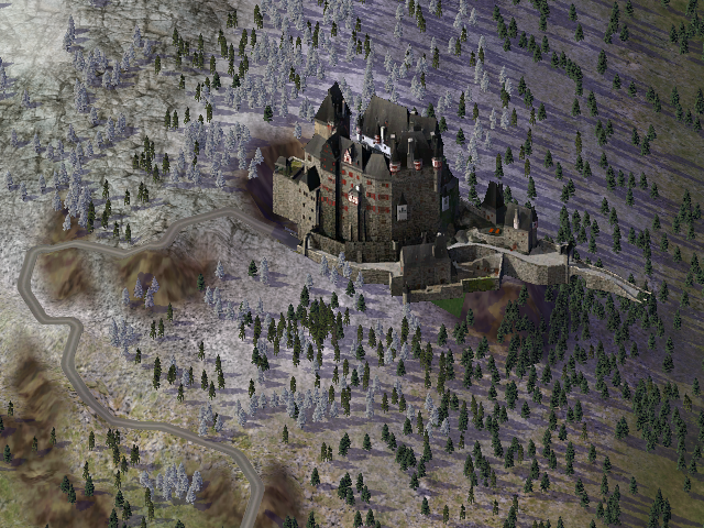 château sur le Mont Ober