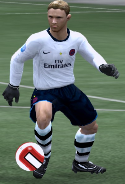 Le défenseur Chris Young avec la 3e tenue du club