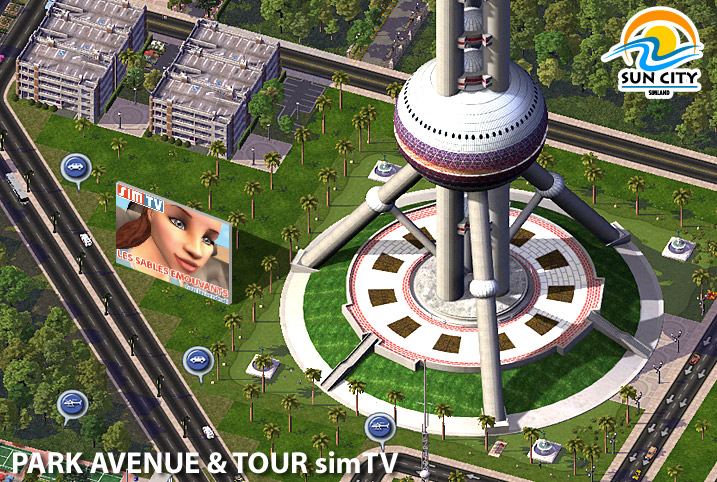 Au pied de la Tour simTV